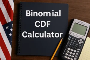 Binomial CDF Calculator