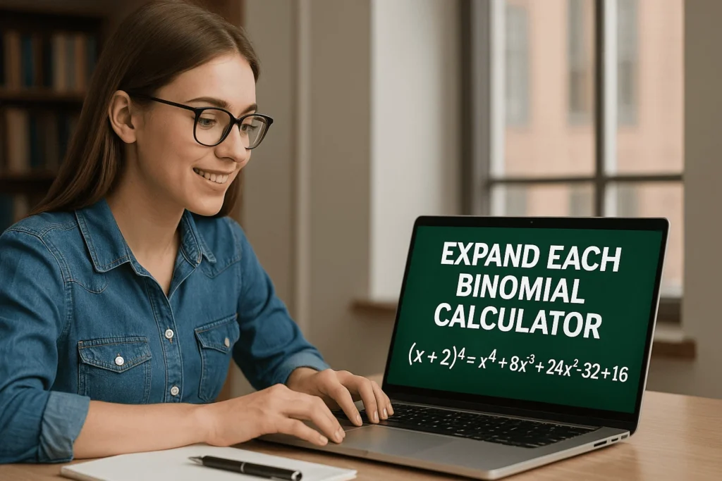 Expand Each Binomial Calculator
