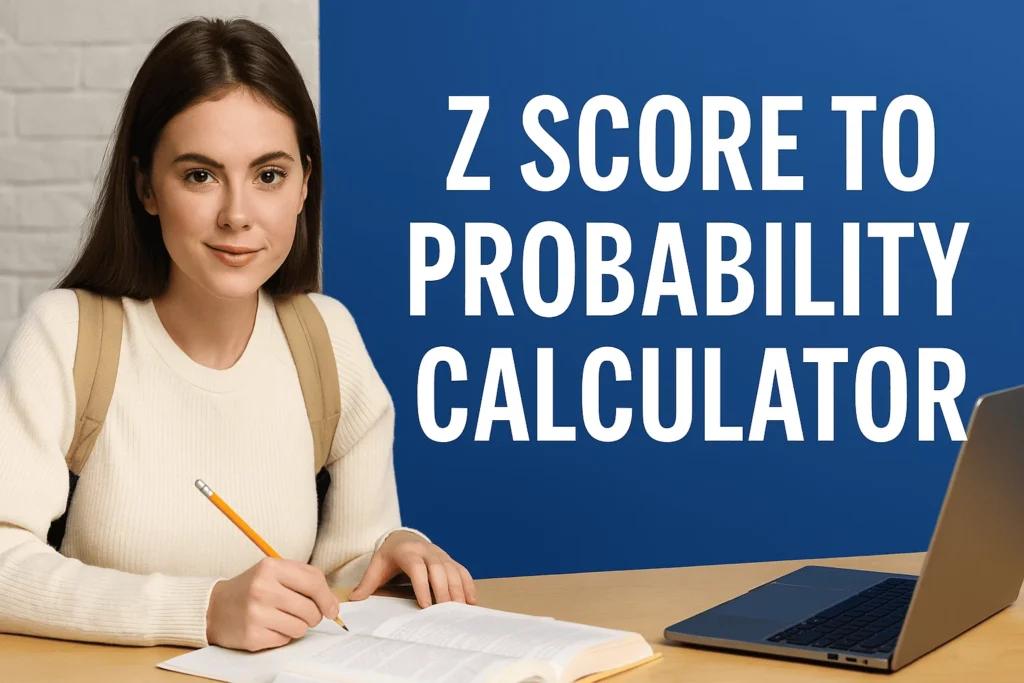 Z Score to Probability Calculator