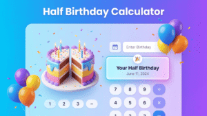 Half Birthday Calculator